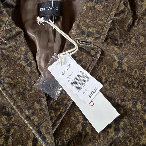 NWT DRIFTWOOD x Free People Women’s Green blazer Size S - Picture 6 of 13